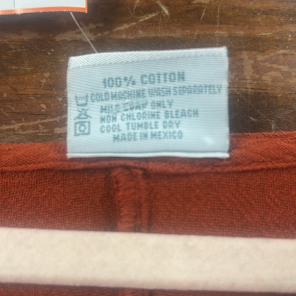 Rust Colored Tunic Top - Oh My Gauze - Picture 6 of 6